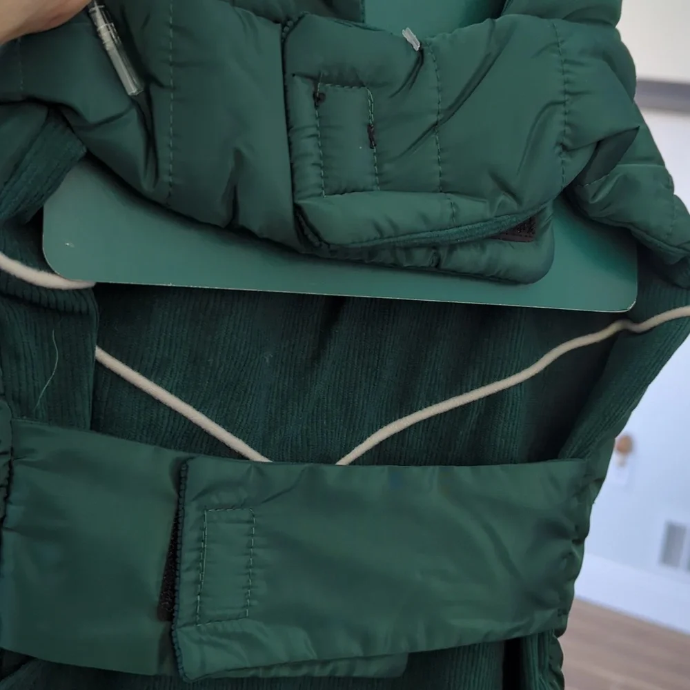 NWT PETSHOPPE Reversible Coat, Large, (35- 55) Green